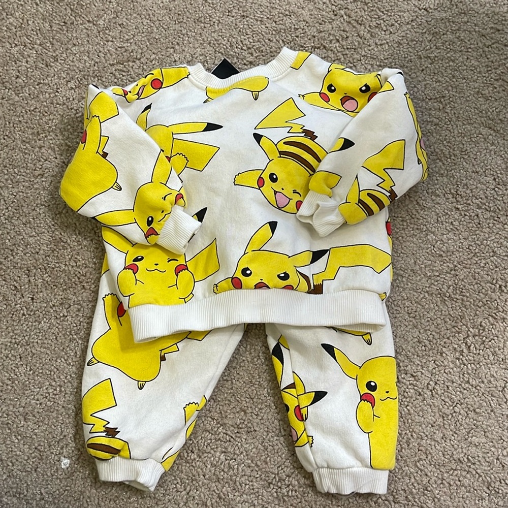 Zara pikachu kids set